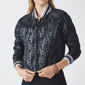 Fabletics women S Tia bomber jacket net back